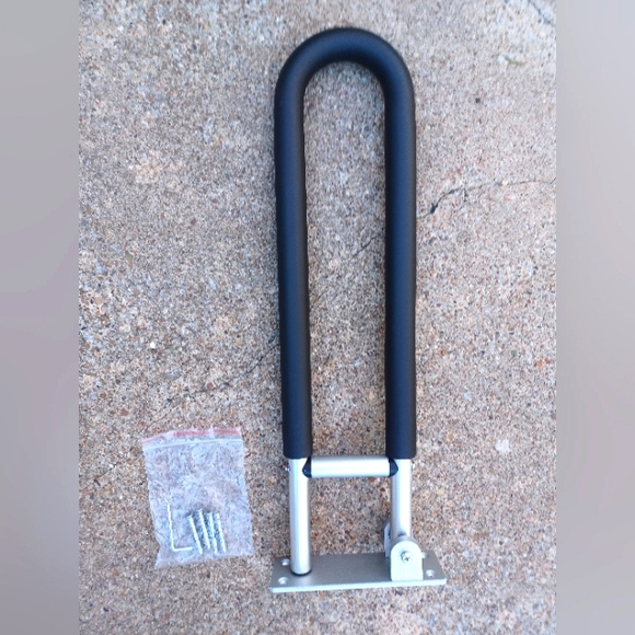 ☆☆New☆☆ Handicap Grab Bar for Bathroom, Foldable Stainless Toilet Grab Bar - Picture 1 of 8